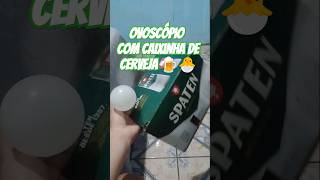 Ovoscópio caseirocom caixinha de cerveja dicas galinha ovo galinha [upl. by Xyla]