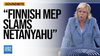 Finnish MEP Virkkunen Asks How ICC Arrest Warrants against Netanyahu Will Be Enforced  Dawn News [upl. by Illil]