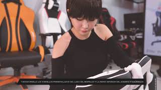 AKRacing Gaming Chair Assembly  Spanish Subtitles [upl. by Illom524]