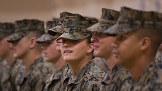 Woman marine makes history in infantry school [upl. by Favin190]