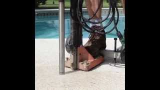 Basic Pool Fence Installation [upl. by Norehc]