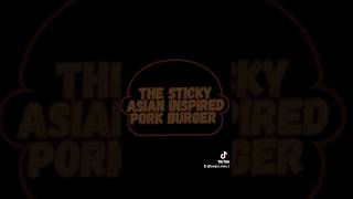 Double pork smashburgers Asian style burger fyp shorts asian burger food dirty smashburger [upl. by Pollyanna]