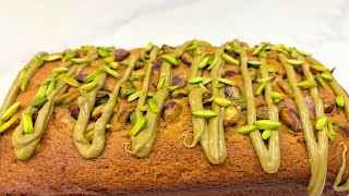 Quick And Easy PISTACHIO Cake Recipe [upl. by Eelnodnarb]