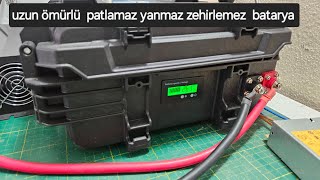 uzun ömürlü patlamaz yanmaz piller 256v 100ah lifepo4 battery [upl. by Hamlin]