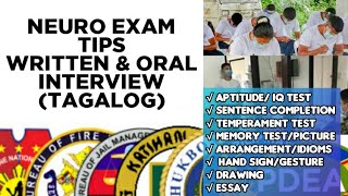 NEUROPSYCHIATRIC EXAMNEURO EXAM GUIDE AND TIPS FOR BFP PNP BJMPPDEA AND AFP APPLICANT TAGALOG [upl. by Abbot181]