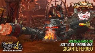 Videoguía Gigante férreo 10N  Asedio de Orgrimmar Parche 54 ES [upl. by Gillie293]