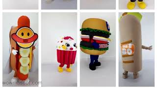 Dancing foodstuff Mascot Costume [upl. by Xyno]