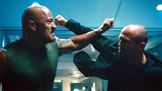 Hobbs vs Shaw Fight Scene Furious 7 2015 Movie Clip HD [upl. by Eselahs]