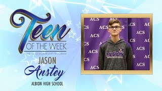 Teen of the Week — 040324 — Jason Anstey Albion [upl. by Toth12]