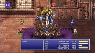 Final Fantasy VI Pixel Remaster PS5  GODDESS BOSS [upl. by Theodor]