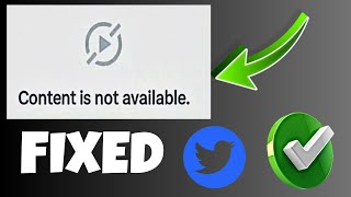 Content is not available Twitter fix [upl. by Amieva724]