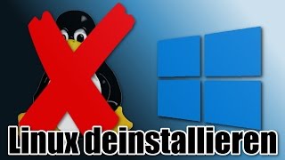 Linux in 10 Minuten deinstallieren DualBoot [upl. by Tierell466]