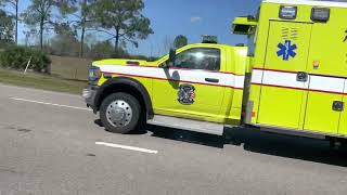 Passing the Reedy Creek Fire Department Ambulance [upl. by Eimmac]