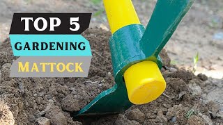 Top 5 Gardening Mattock 2023  Best picks [upl. by Cullie917]