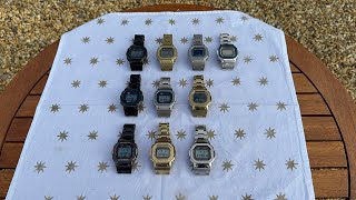 286 GShock Square Heaven  The Full Metal Collection  GMW amp MRG amp Frogman amp Casiotron [upl. by Nauqet613]