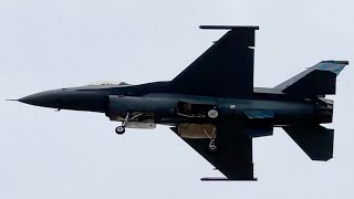 Warbirds Over Wanaka 2024 USAF F16’s Departing amp Arriving From Christchurch For The Air Show [upl. by Bak]