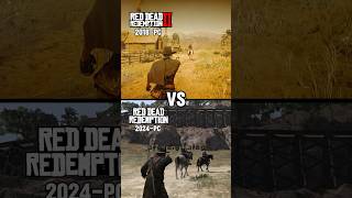 RDR PC vs RDR 2 PC  Which is better rdr2 rdr comparison shorts [upl. by Areik]