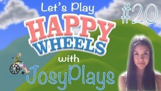 Lets Play Happy Wheels  FACECAM  20 LA NoireRogue Commander  JosyPlays [upl. by Nirek270]