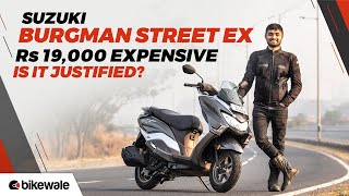 2023 Suzuki Burgman Street 125 EX Review  Worth The EXTRA PRICE  BikeWale [upl. by Jacki]