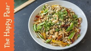 Pad Thai Recipe  The Happy Pear [upl. by Lerret]