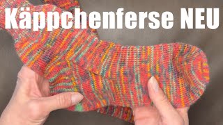 Socken mit neuer Käppchenferse  ohne Löcher  super Passform  besser als Bumerangferse [upl. by Ellehcsar174]