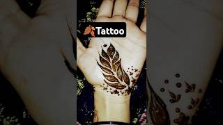 🍂Tattoo Mehndi design✨ mehndidesign hiphop newsong [upl. by Naam]