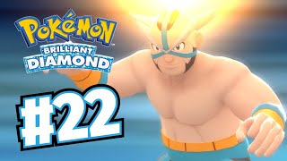 Pokemon Brilliant Diamond Gameplay  Pastoria City Gym  Wake  How to beat  Part 22 [upl. by Ynamad872]