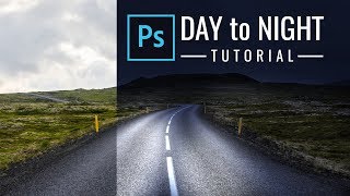 How to Turn Day into Night  Photoshop Tutorial [upl. by Keyes]