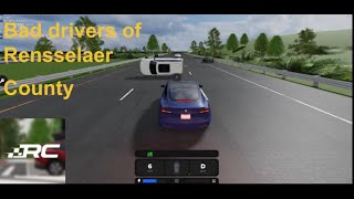 Bad Drivers of Rensselaer County Roleplay  Rensselaer County Beta Roblox [upl. by Yekcir]