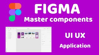 Figma master components [upl. by Pliam51]