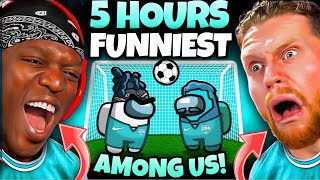 5 HOURS OF SIDEMEN AMONG US BEST VIDEOS [upl. by Castera591]