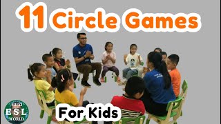 306  Top 11 ESL Circle Games for Kids [upl. by Allrud]