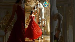 A woman fuses with a horse on AGT americagottalent agt magic talent shortshorse [upl. by Airednaxela757]