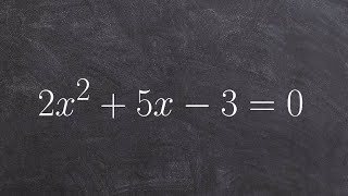 How to solve a quadratic equation [upl. by Alios]