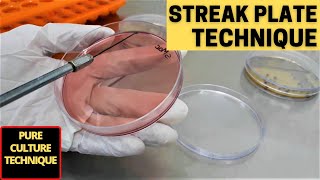 Streak Plate Technique for The Isolation of Pure CultureA Complete Procedure Microbiology [upl. by Aes]