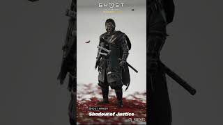 Ghost Of Tsushima All Ghost Armors ghostoftsushima Ghost armor [upl. by Lleinnad]