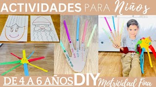 ACTIVIDADES PARA NIÑOS DE 4 A 6 AÑOS  COMO ENSEÑAR A RECORTAR  CATHY TIPS [upl. by Kettie]