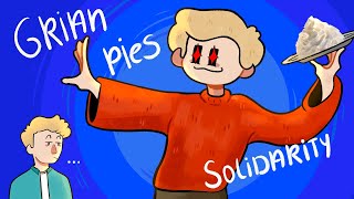 Grian pies Solidarity at the Hermitcraft Charity event  Animatic [upl. by Enerol]