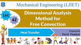 L 42 Dimensional Analysis Method for Free Convection  Heat Transfer  Mechanical [upl. by Alegnaed]