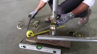 Scaffolding Proper clamping demonstration [upl. by Eelrahc]