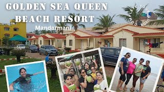 Golden Sea Queen Beach Resort ⛵  reasonable Full tour  mandarmani info 2024 [upl. by Camella]