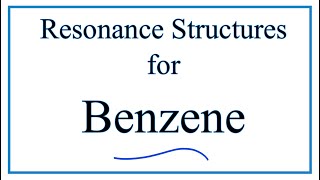 How to Draw the Resonance Structures for Benzene C6H6 [upl. by Ynej]