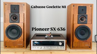 Pioneer SX636  Cabasse Goelette M1 [upl. by Niels]