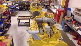 Rebuilding a CAT 3524 Engine Time Lapse [upl. by Anilyx]