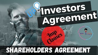 Startup Shareholders Agreement  Investors Agreement  Terms sheet  The Startup Agreement Risks [upl. by Eirret]