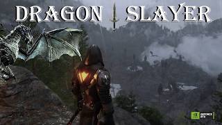 Dragon Slayer  Necromantic Dragon  Nolvus ModPack  Rudy ENB [upl. by Wallinga161]