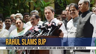 Karnataka Polls 2018 Rahul accuses PM Modi of corruption and favouritism [upl. by Aguste]