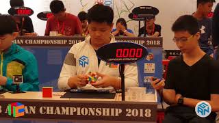 WR 4236 Rubiks Cube 5x5 World Record Average  Asian Championships 2018 [upl. by Boor]