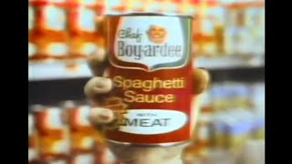 Chef Boyardee Spaghetti Sauce Commercial 1976 [upl. by Eiromem]