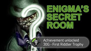 Batman Arkham Origins quotFirst Riddler Trophyquot Achievement  Trophy  Collect Every Collectible [upl. by Kremer326]